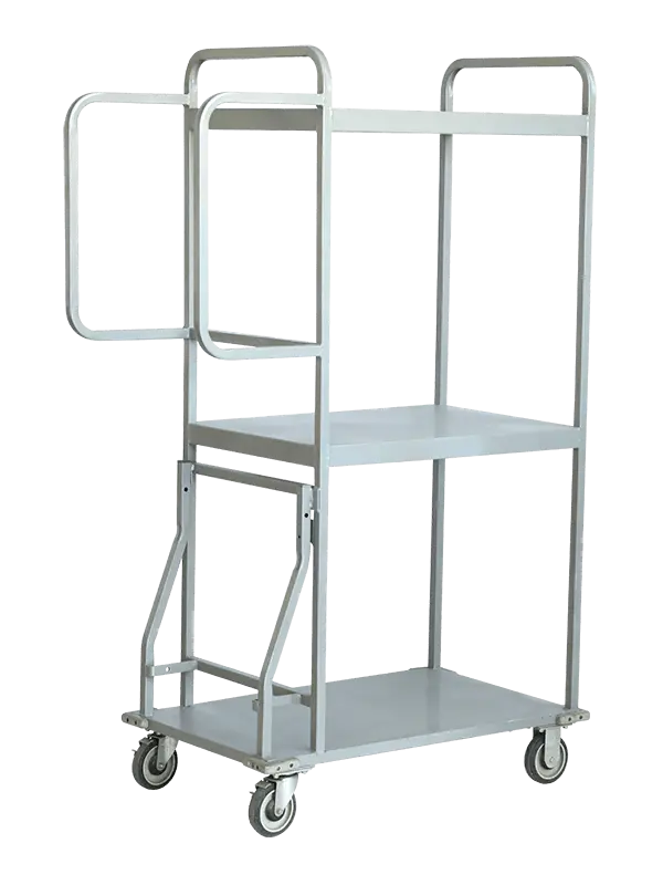 Supermarket goods supply cart