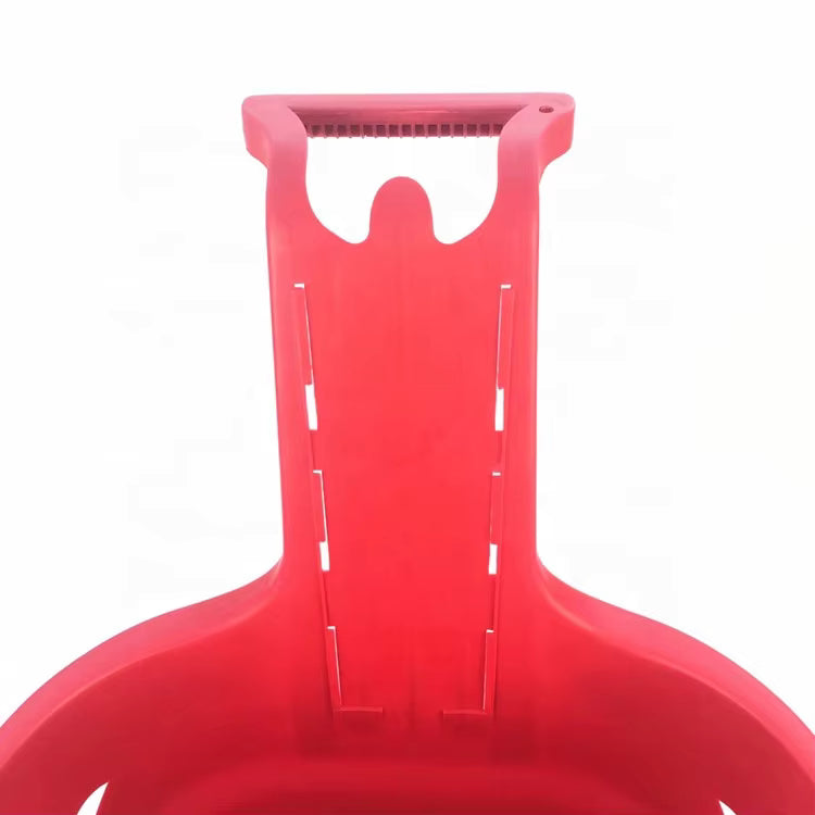 GenPlus 360˚ 90L plastic laundry basket with wheels