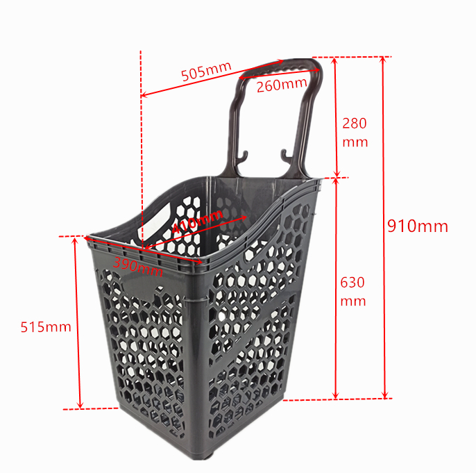 Polycart Polycart Trolley Basket SB-014 – innoelect store fixtures