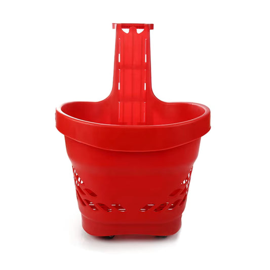 GenPlus 360˚ 90L plastic laundry basket with wheels