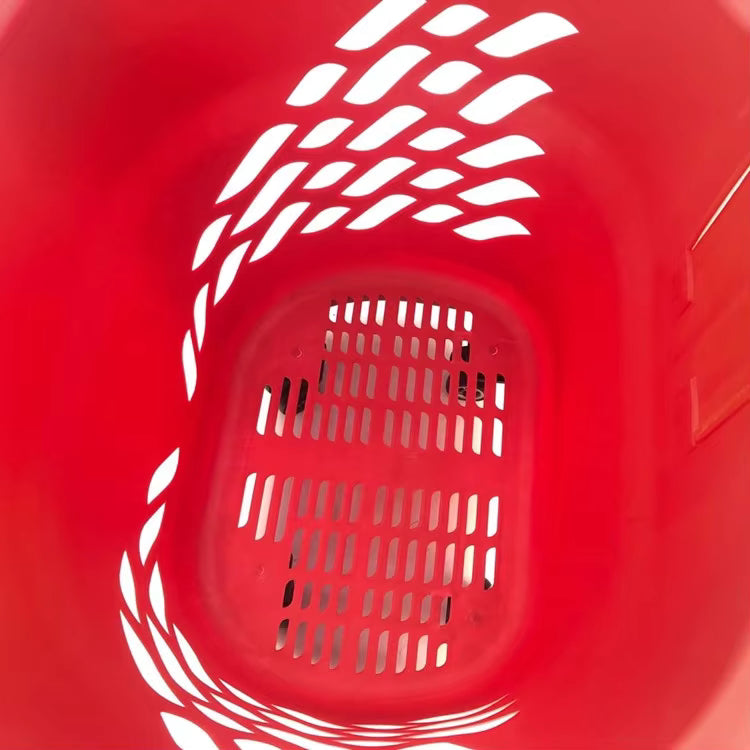GenPlus 360˚ 90L plastic laundry basket with wheels