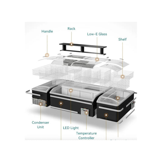 island freezer accessories